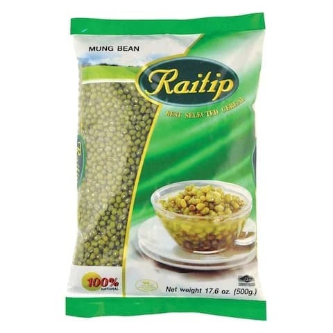 Raitip Green Mung Beans 500 Gram