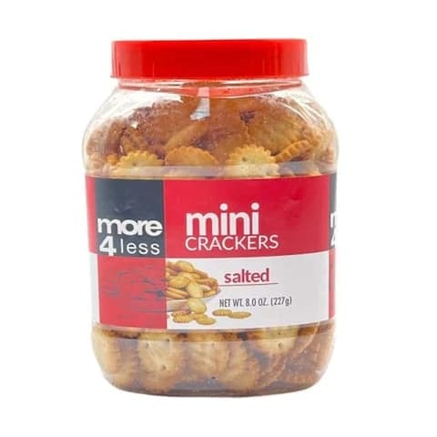 More For Less Mini Crackers Salt Flavor 227 Gram