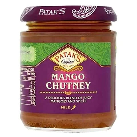 Pataks Sweet Mango Chutney Mild 340 Gram