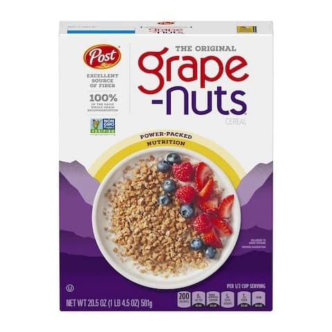Post Grape Nuts Original Breakfast Cereal 581 Grams