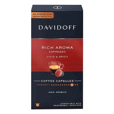 Davidoff Coffee Espresso Rich Aroma Vivid And Spicy 5.5G 10 Capsule