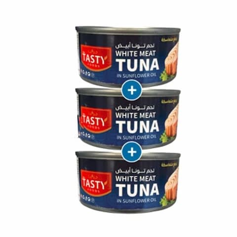 Alltasty White Tuna In Sunflower Oil 170 Gram 3 Pieces