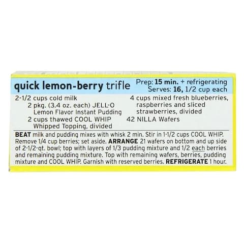 Jello Pudding Lemon 96 Gram