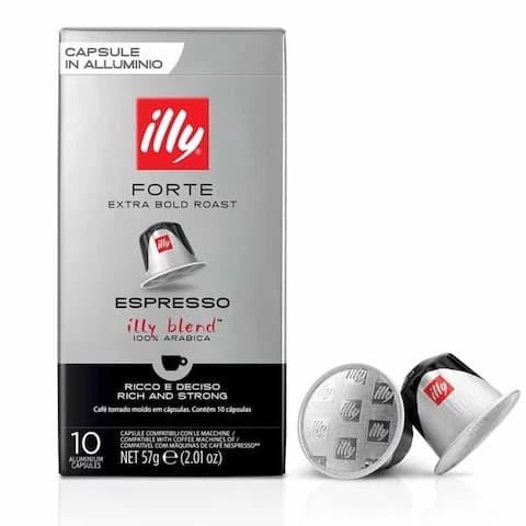Illy Coffee Capsules Extra Bold Roasted 10 Capsules