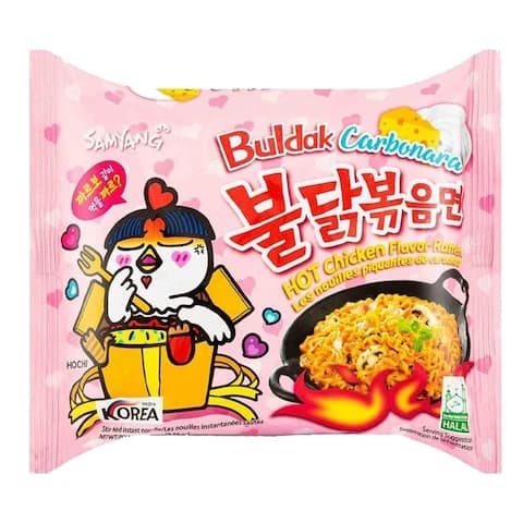 Samyang Noodles Carbonara Hot Chicken 130 Gram
