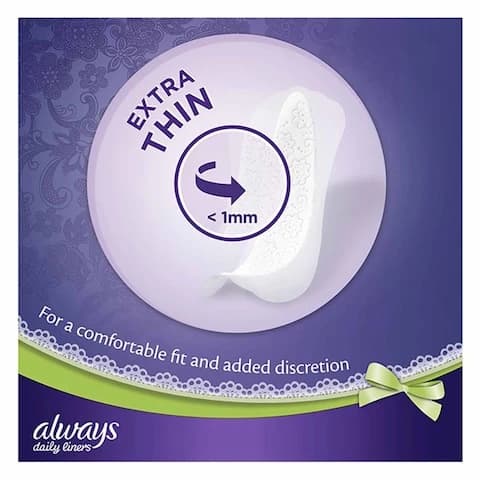Always Panty Liners Multiform 20 Counts