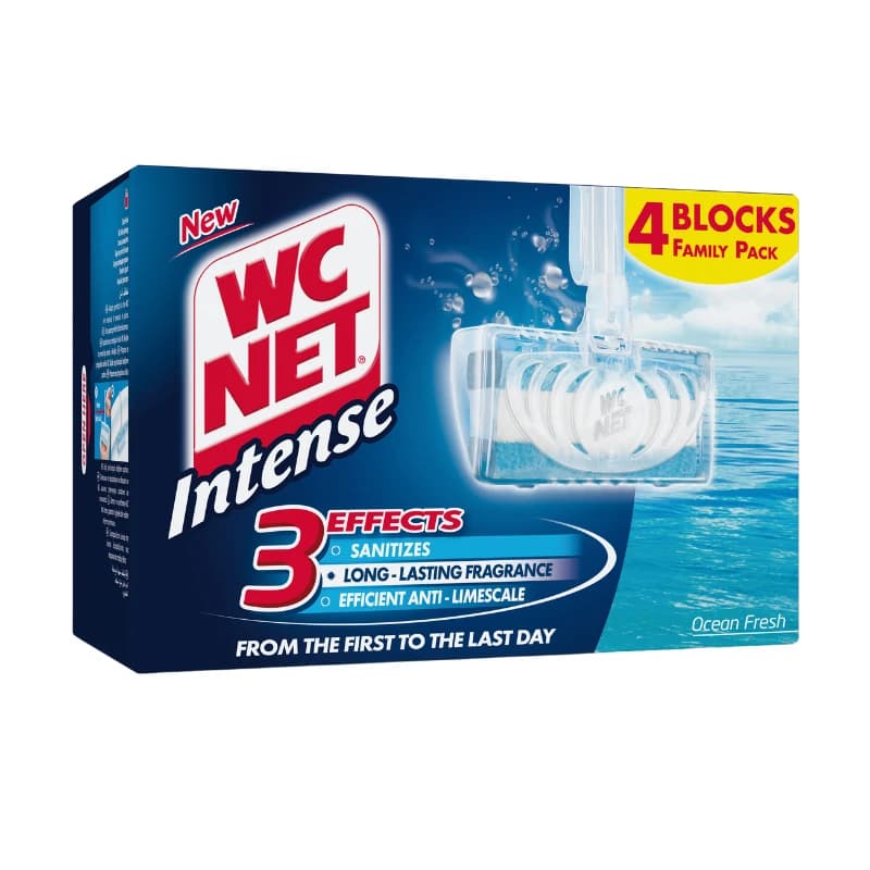 WC NET Toilet Blocks Intense Ocean 4pcs
