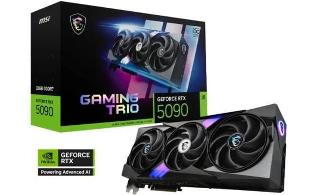 MSI GeForce RTX 5090 GAMING TRIO OC 32GB GDDR7 - Graphics Card