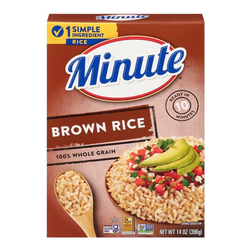 Minute Whole Grain Brown Rice 396g