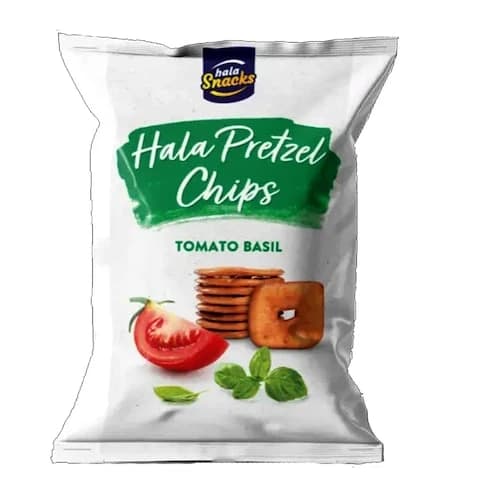 Hala Pretzels Tomato And Basil Pretzels Chips 30 Gram