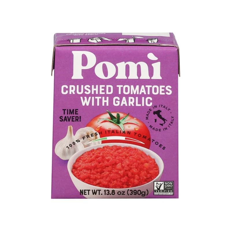Pomi Crushed Tomatoes Garlic 390g