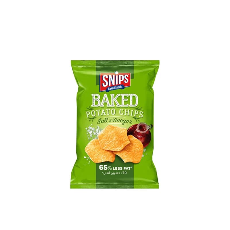 Snips Baked Potato Chips Salt & Vinegar 35g