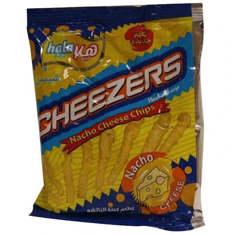 Hala Chips Cheezers Nacho Cheese Flavor 30 Gram