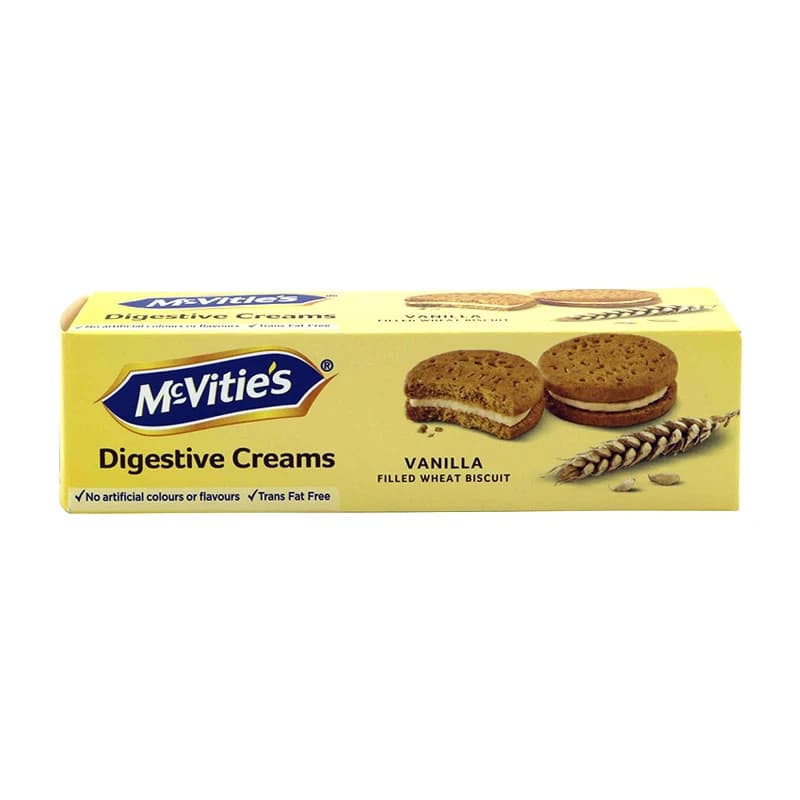 Mcvitie's Digestive Vanilla Cream Filled Wheat Biscuits 100g