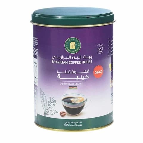 Brazilian Kenyan Filter Coffee Medium Roast 250 Gram