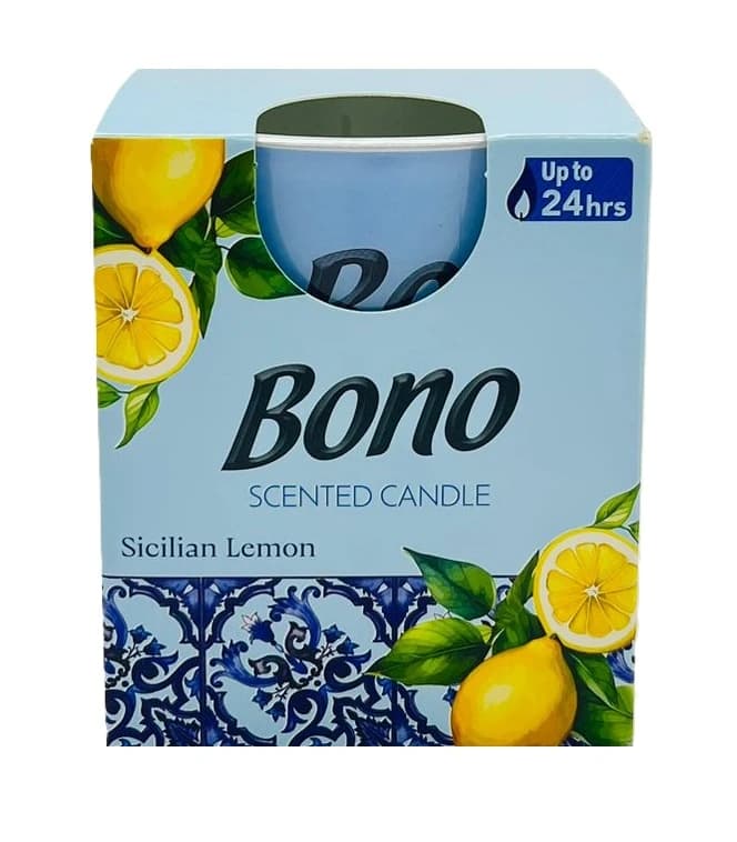 Bono Scented Candle Sicilian Lemon 150gm