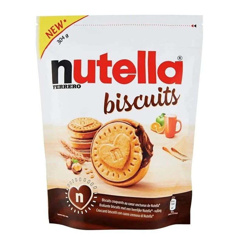 Nutella Biscuit Filled with Hazelnut Spread & Cocoa 304g