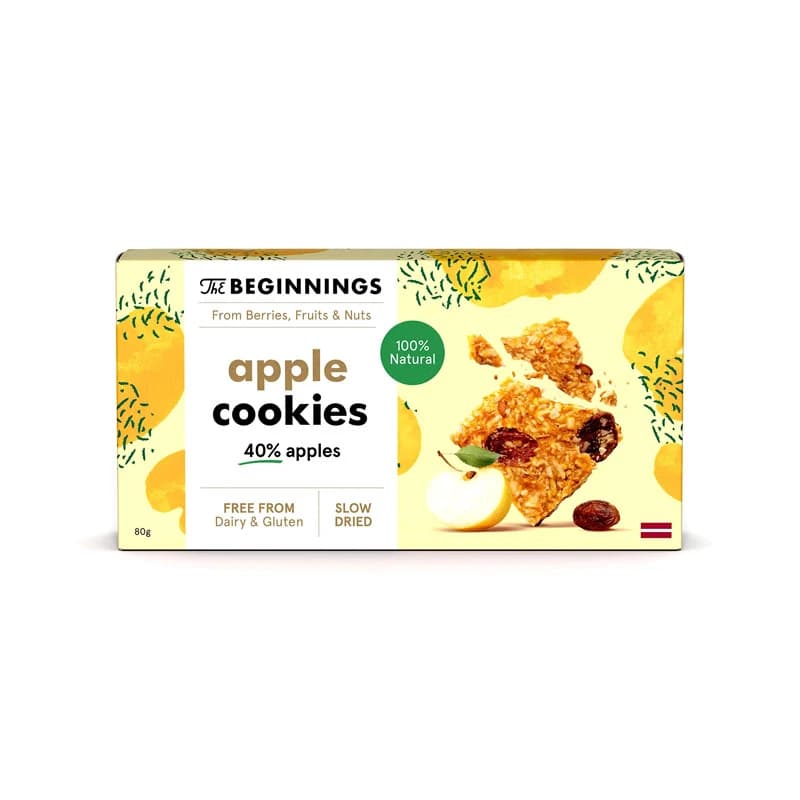 The Beginnings Gluten Free Apple Cookies 80g