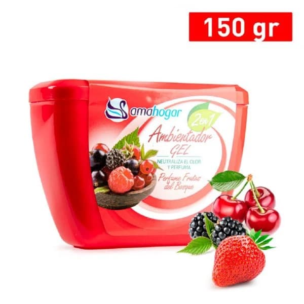 Amahogar Oval Gel Air Freshener Mixed Berries 150gm