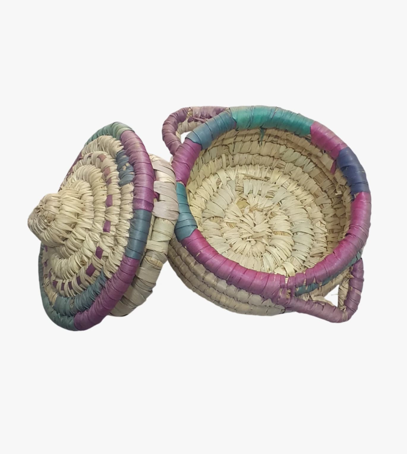 Handmade Decorative Basket with Beautiful Arabic Design for Home Decor and Organizing Enthusiasts