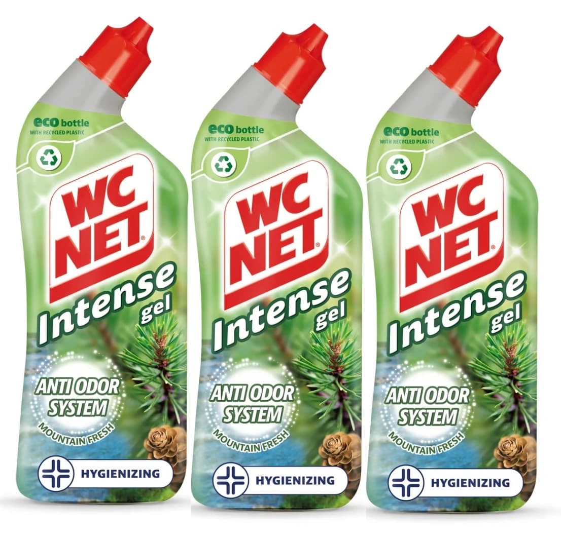 WC.NET Toilet Cleaning Gel Mountain Breeze 750 ml 3 pieces