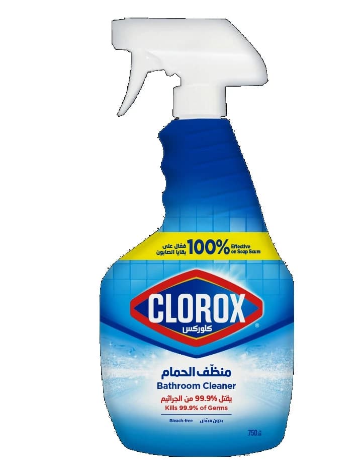 Clorox bathroom cleaner powers through soap scum 500ml