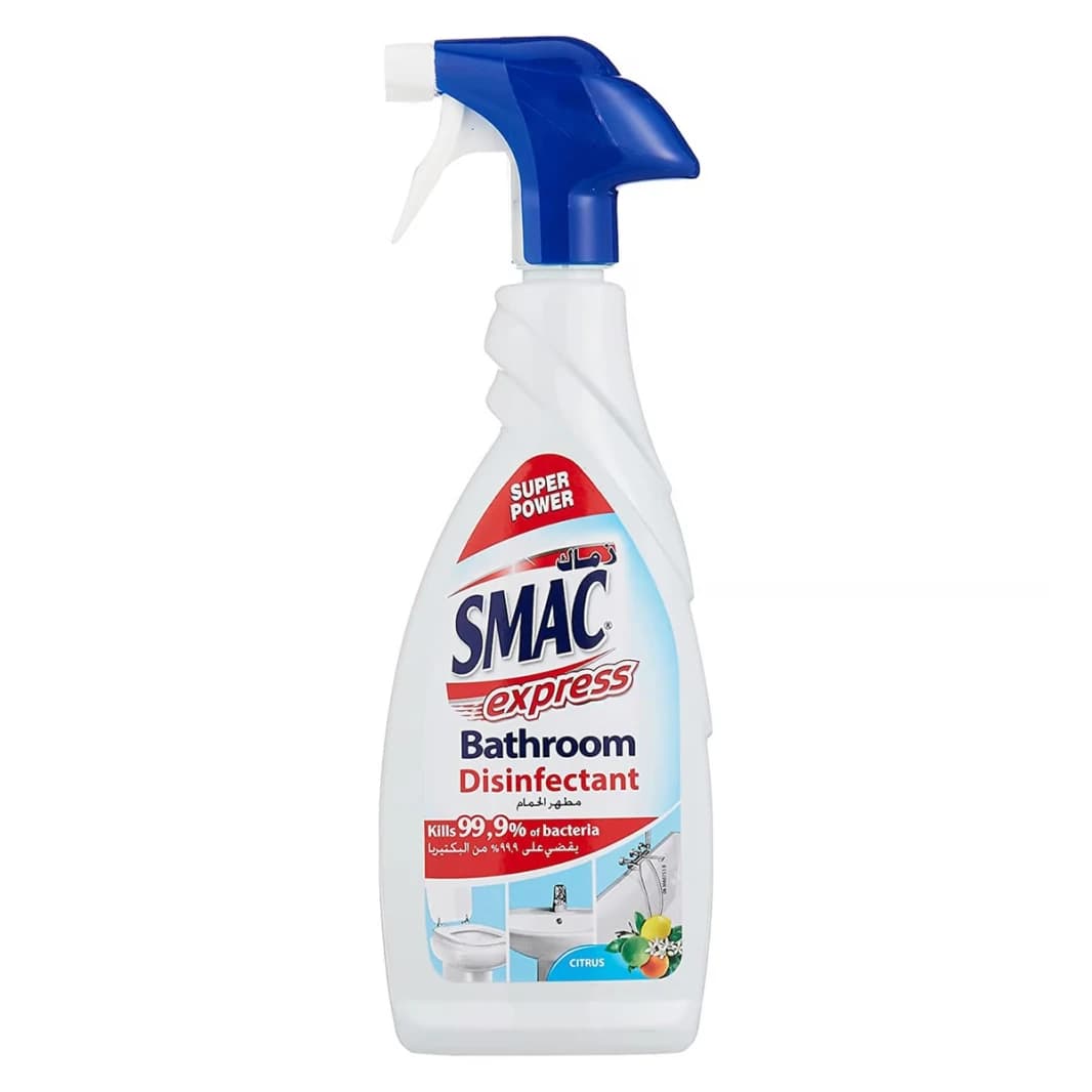 SMAC Express bathroom disinfectant with lemon scent, 650 ml