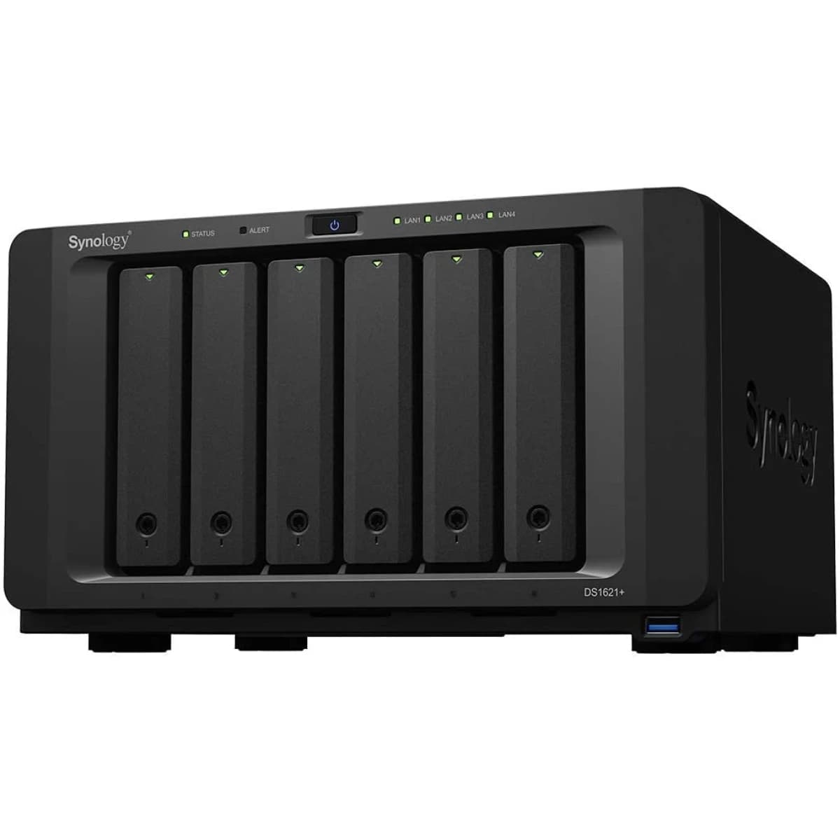 Synology DiskStation DS1621+ 6-Bay Diskless NAS with AMD Ryzen V1500B 4-Cores & 4GB DDR4