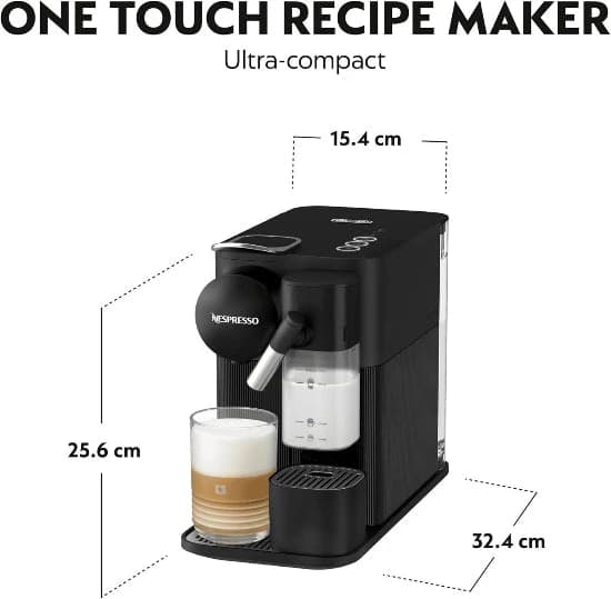 Nespresso Coffee Maker Machine - Lattissima One Black