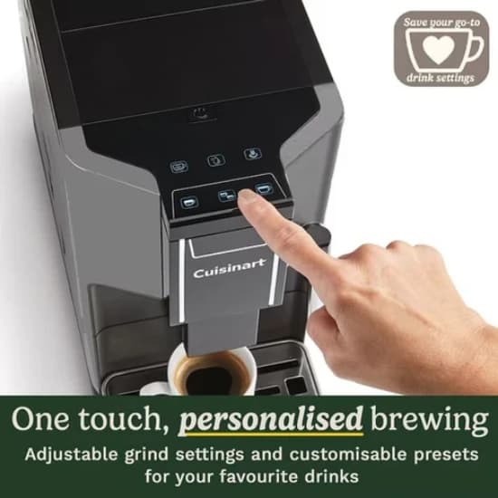 Cuisinart Fully Automatic Espresso Machine, 1.5Lit, 1690Watts, Black