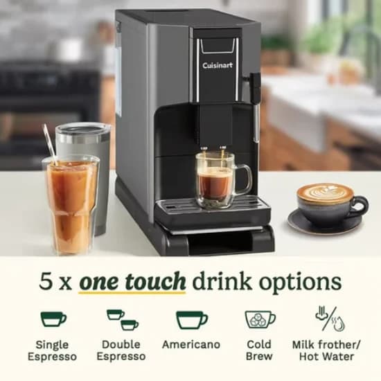 Cuisinart Fully Automatic Espresso Machine, 1.5Lit, 1690Watts, Black