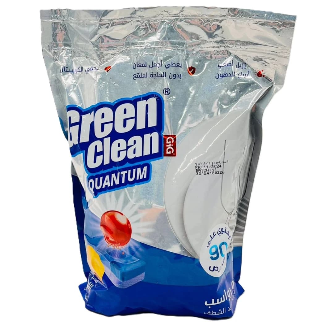 Green Clean Lemon Dishwasher Tablets 90 Tablets