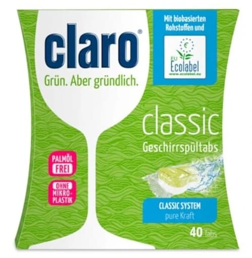 Claro classic detergent tablets 40 tablets 640 gm