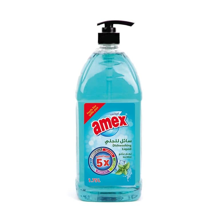 Amex dishwashing liquid mint 1.75 liters