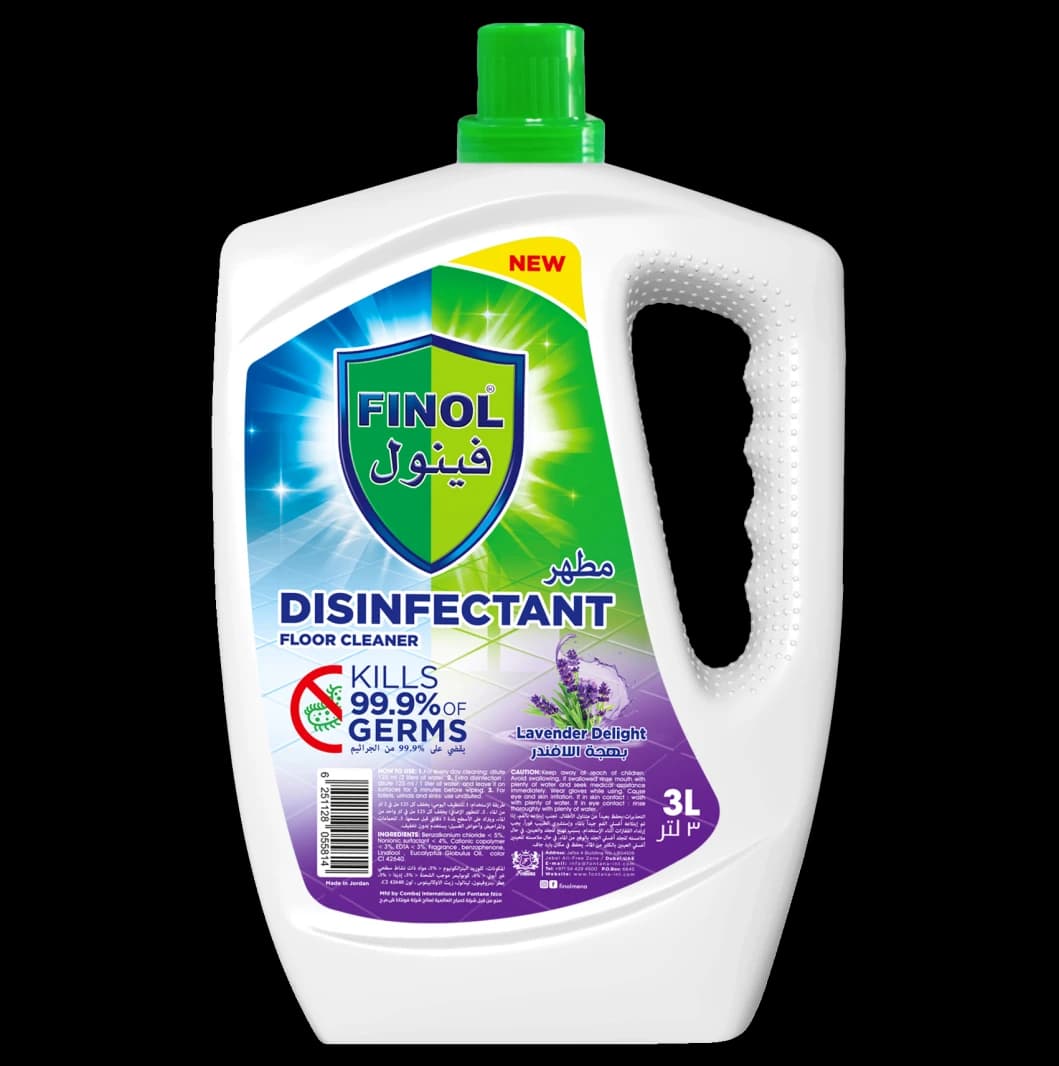 Finol floor disinfectant, lavender, 3 liters