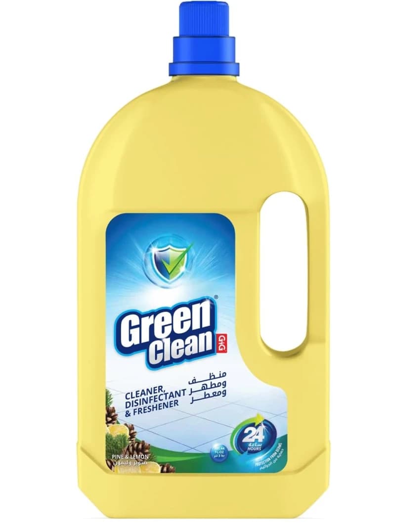 Green Clean Multi-Purpose Disinfectant Pine & Lemon Scent Fresh Surface Cleaner 2L