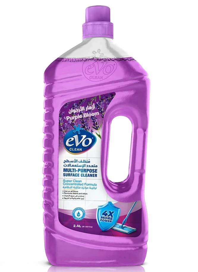 Evo Clean purple bloom Multi-Purpose surface Cleaner 2.4l