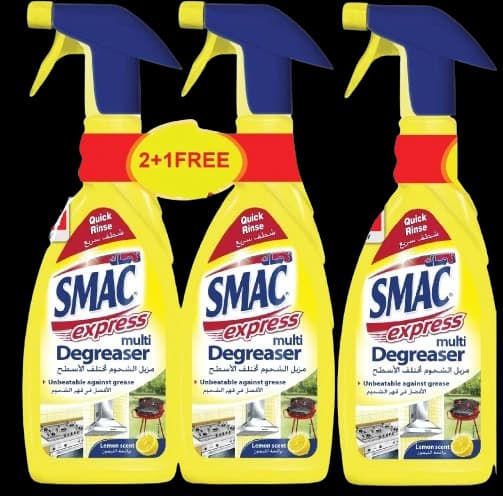 Smac Mac Express Multi Degreaser Lemon Scent 650 ml 2+1 Pack