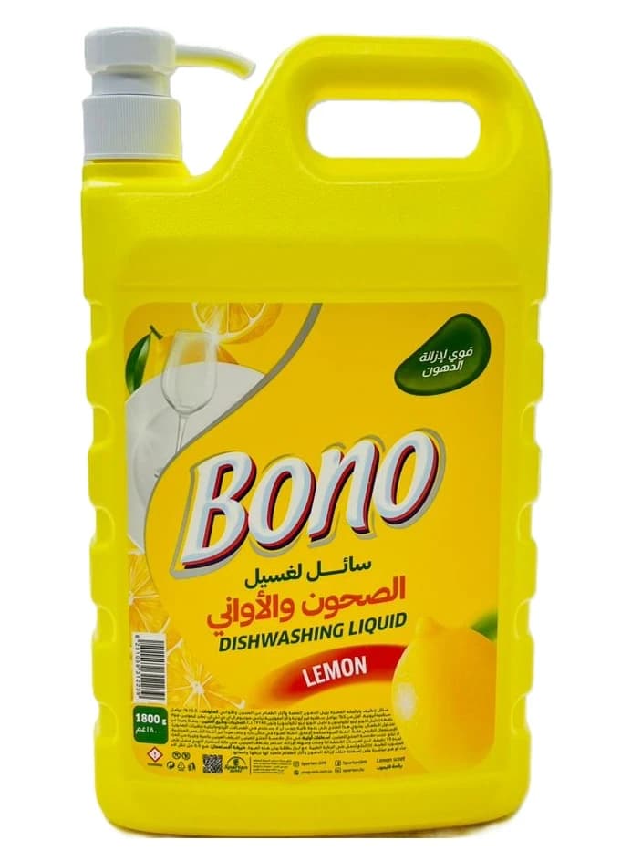 Bono Dishwashing Liquid lemon 1.8 liter