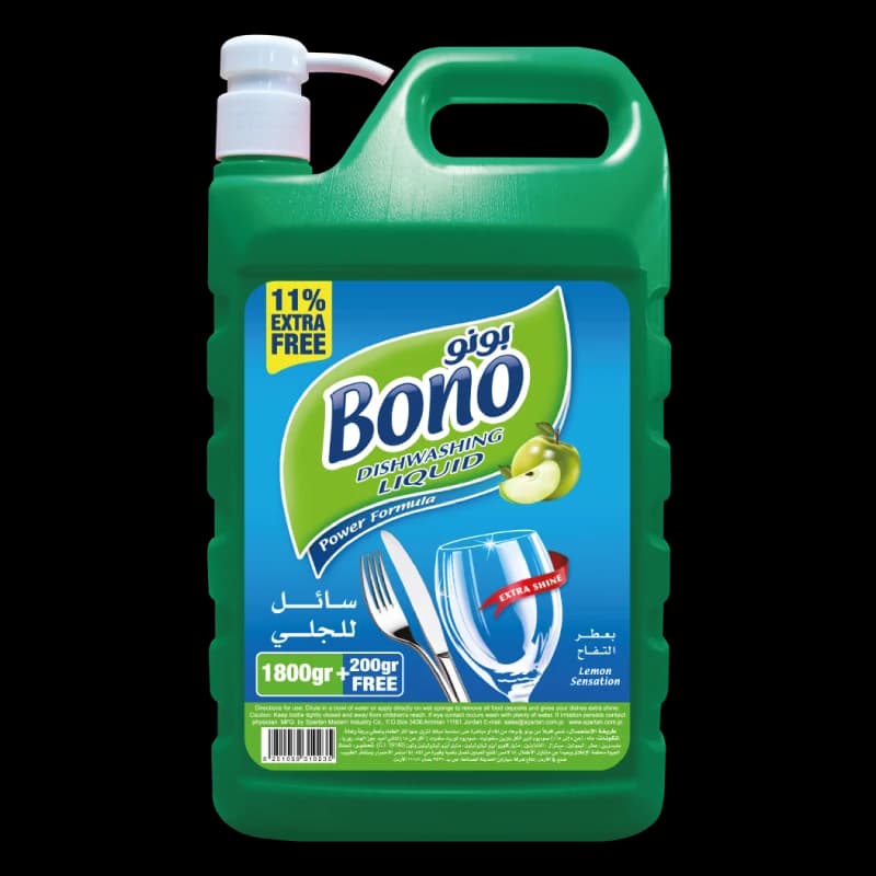 Bono Dishwashing Liquid apple 1.8 liter
