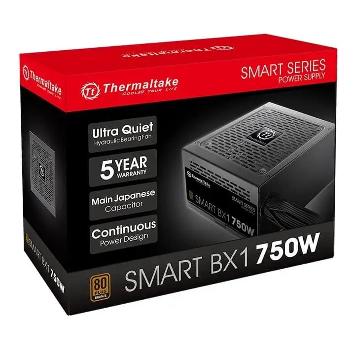 Thermaltake Smart Series BX1 750W 80 PLUS Bronze Power Supply