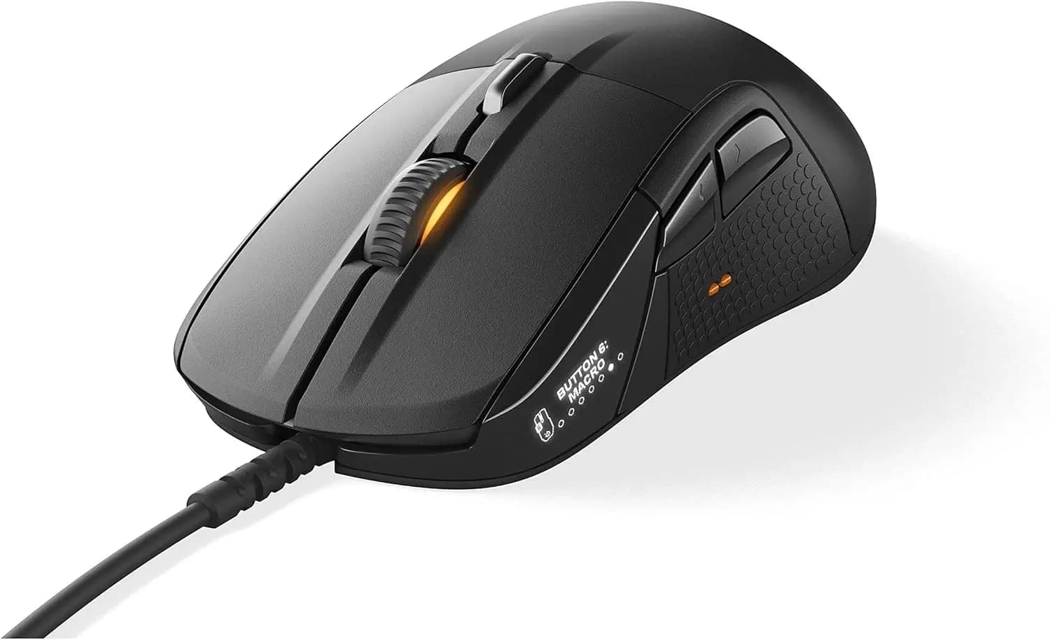 SteelSeries Rival 710 Gaming Mouse Optical Sensor 12000 CPI OLED Display - Tactile Alerts - RGB Lighting