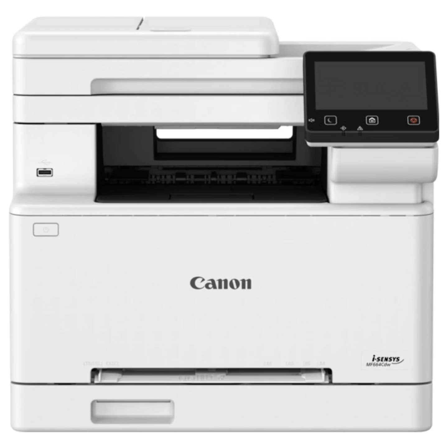 CANON I-SENSYS MF664CDW 4-IN-1 MULTIFUNCTION COLOR LASER PRINTER WIRELESS, DUPLEX, FAX, CLOUD-READY