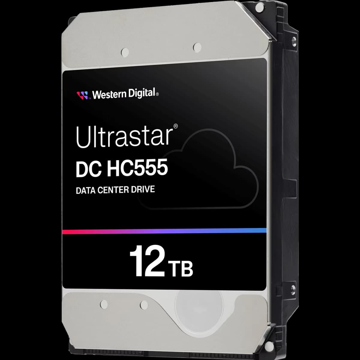 WD Ultrastar HC555 12TB Data Center HDD Storage, 3.5" Form, SE Security, Up to 269 MB/s Transfer Rate, 512MB Cache, EAMR Technology