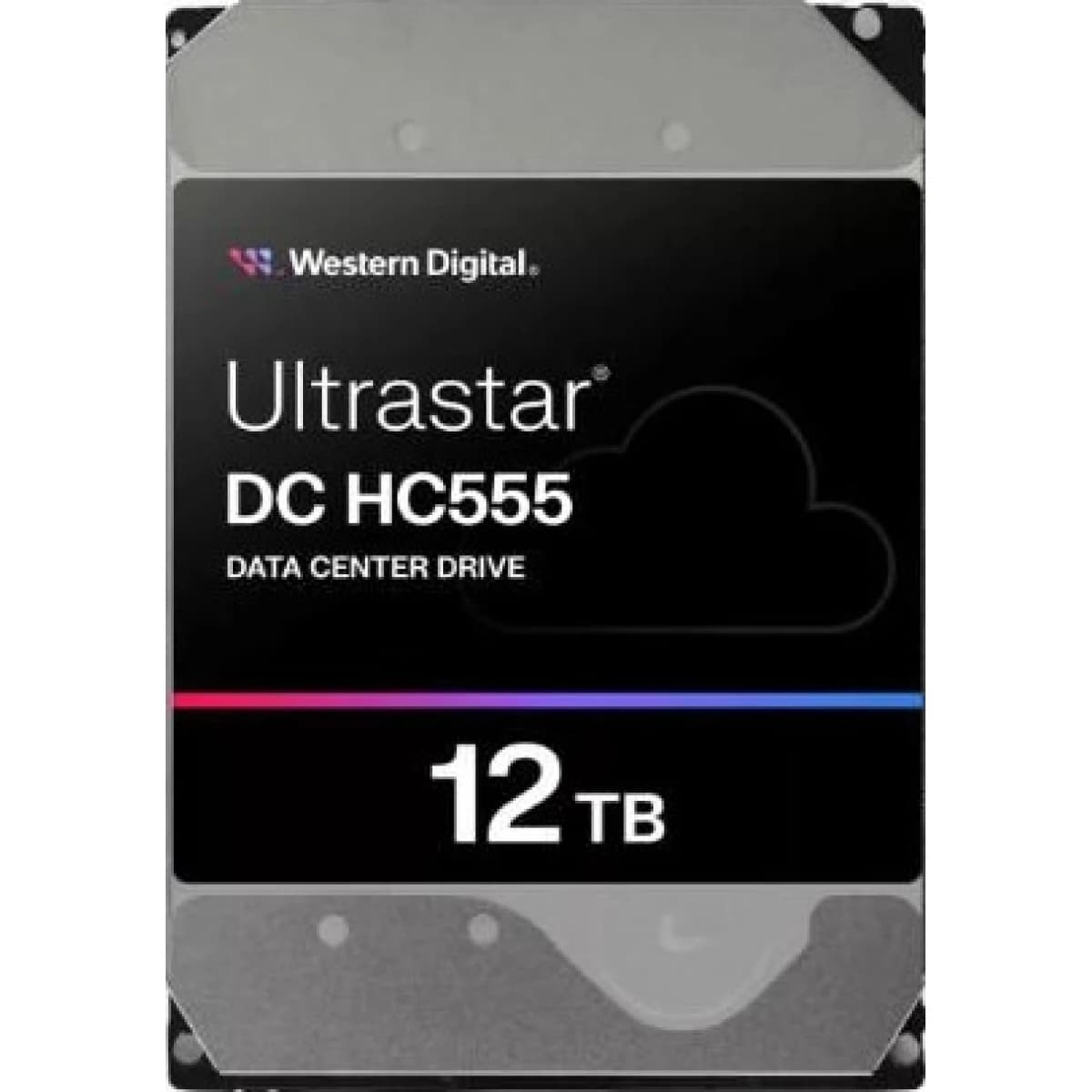 WD Ultrastar HC555 12TB Data Center HDD Storage, 3.5" Form, SE Security, Up to 269 MB/s Transfer Rate, 512MB Cache, EAMR Technology