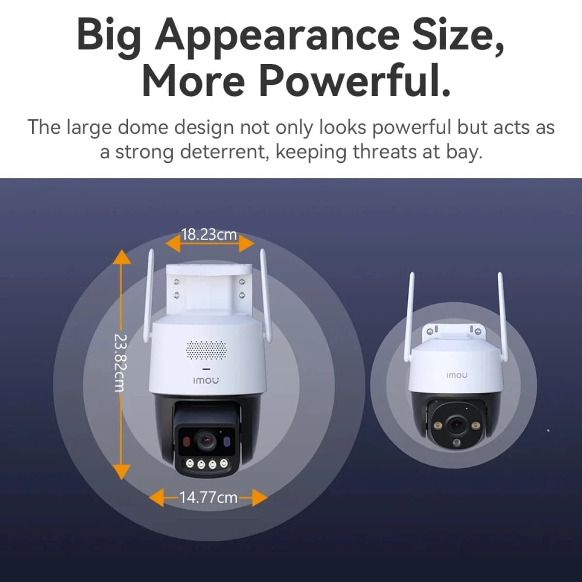 IMOU 5G WIFI IP Camera Titan Pro 6MP Red-Blue Warning Lights Outdoor POE Security Camera Full-Color Night Vision Human Detection