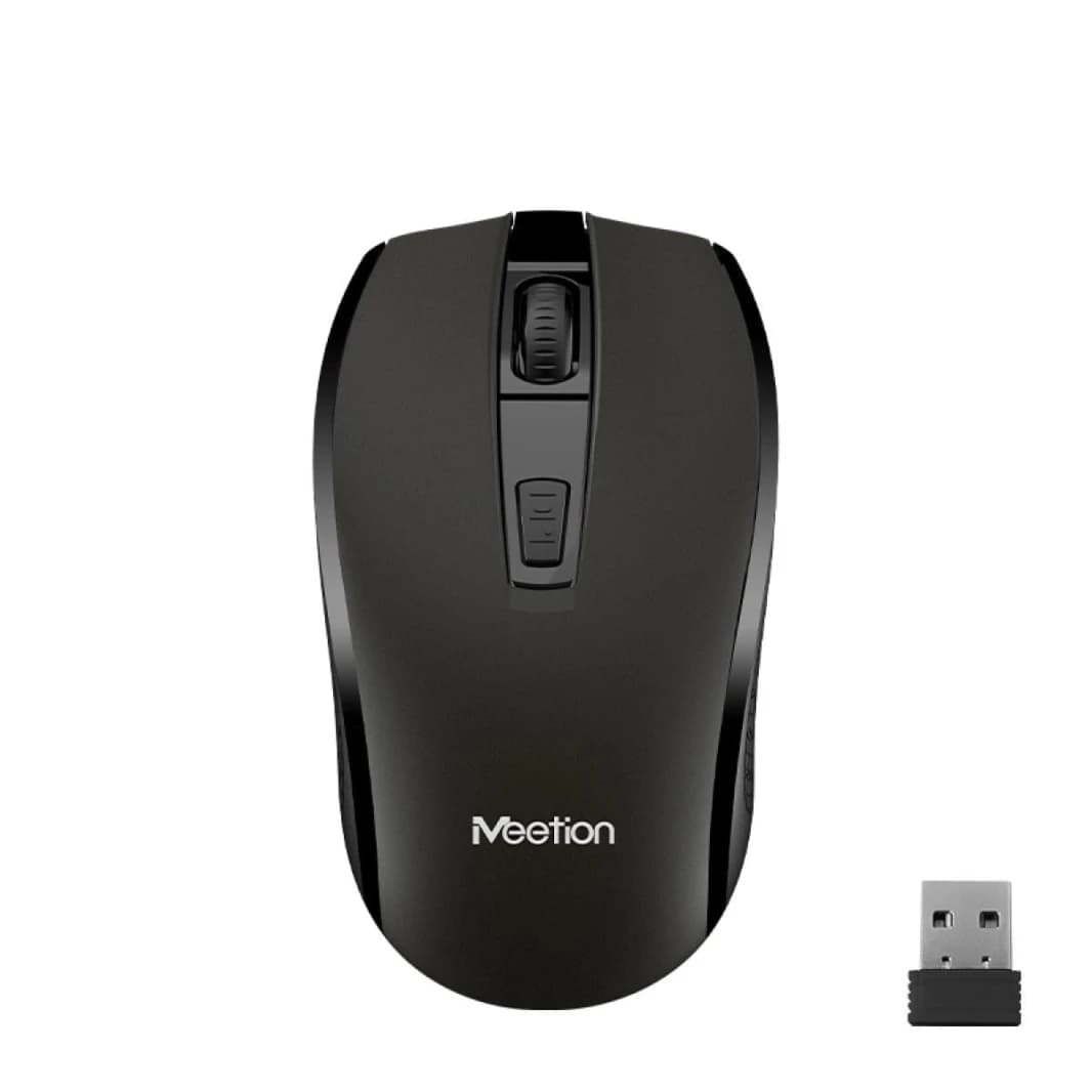 MeeTion 2.4G Wireless Mouse Laptop Optical Mouse - Black