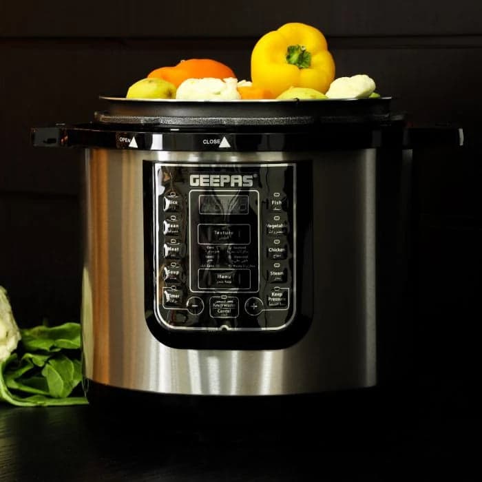 Geepas Digital Multi Cooker 8L Capacity 14 Cooking Programs