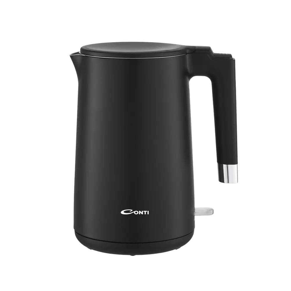 CONTI Kettle 1.7L - Plastic & Glass for Quick Boiling