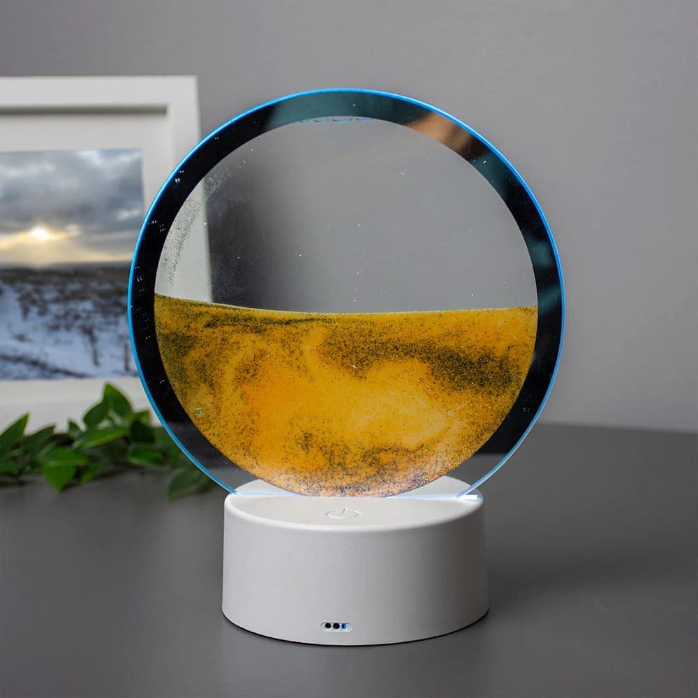 The Source Light Up Sand Art Stylish Decor & Desk Lamp